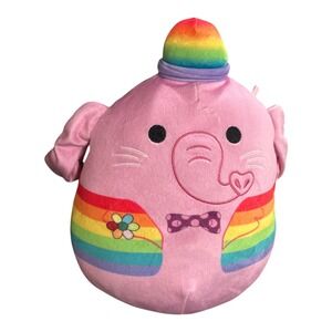 Squishmallows Bing Bong 8” Plush Disney Rainbow Elephant